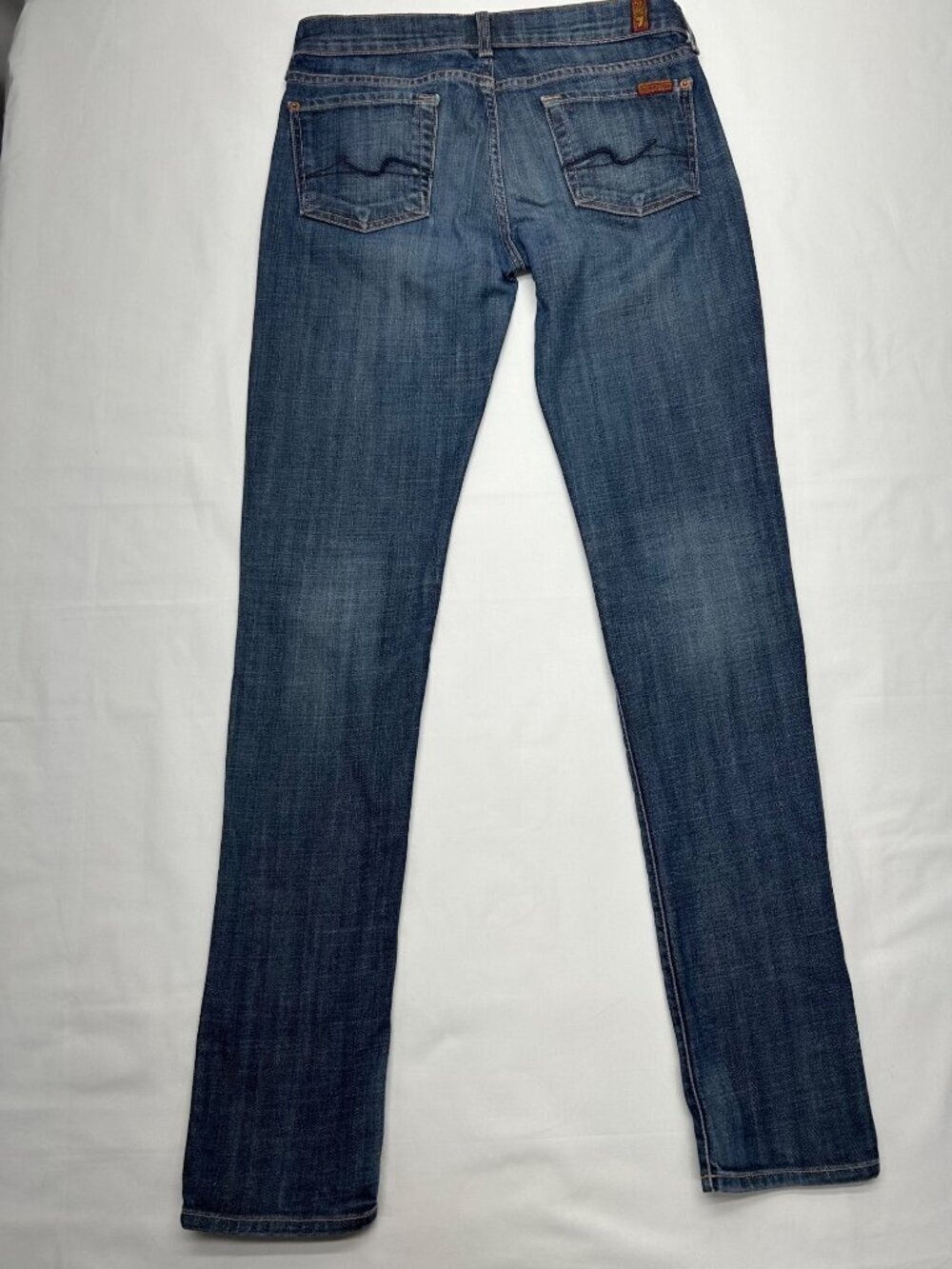 7 For All Mankind Joyce Jeans Women's 26 Blue Made in the USA - Picture 13 of 14